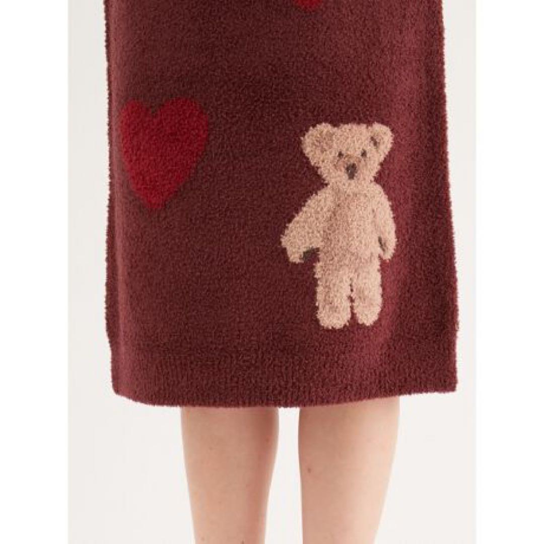 新品　ジェラートピケ　ホリデー　限定　ベア　ハート　ジャガード　ワンピース