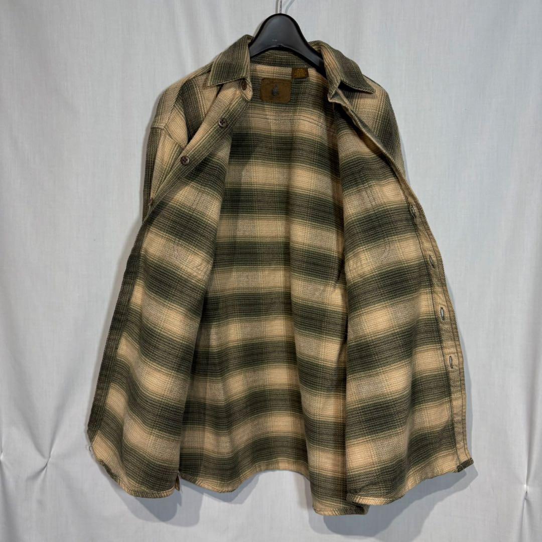 【90s 好配色】ST JOHN’S BAY フランネルチェックシャツ M