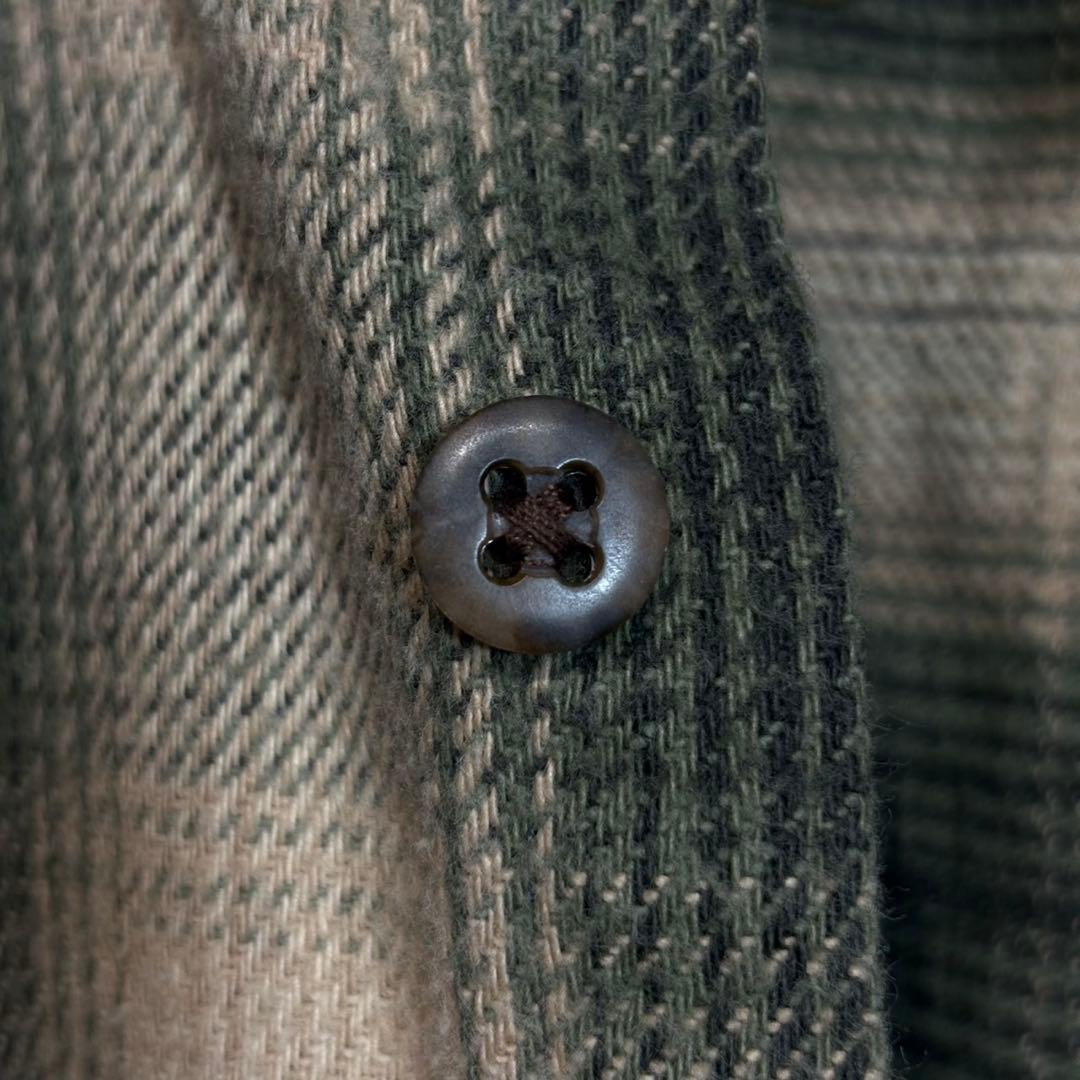 【90s 好配色】ST JOHN’S BAY フランネルチェックシャツ M