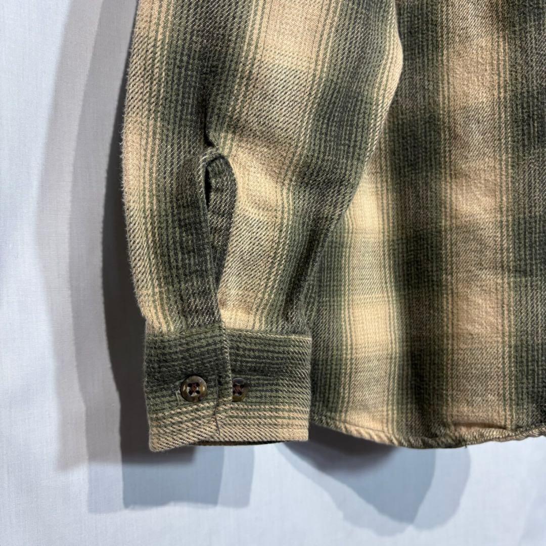 【90s 好配色】ST JOHN’S BAY フランネルチェックシャツ M