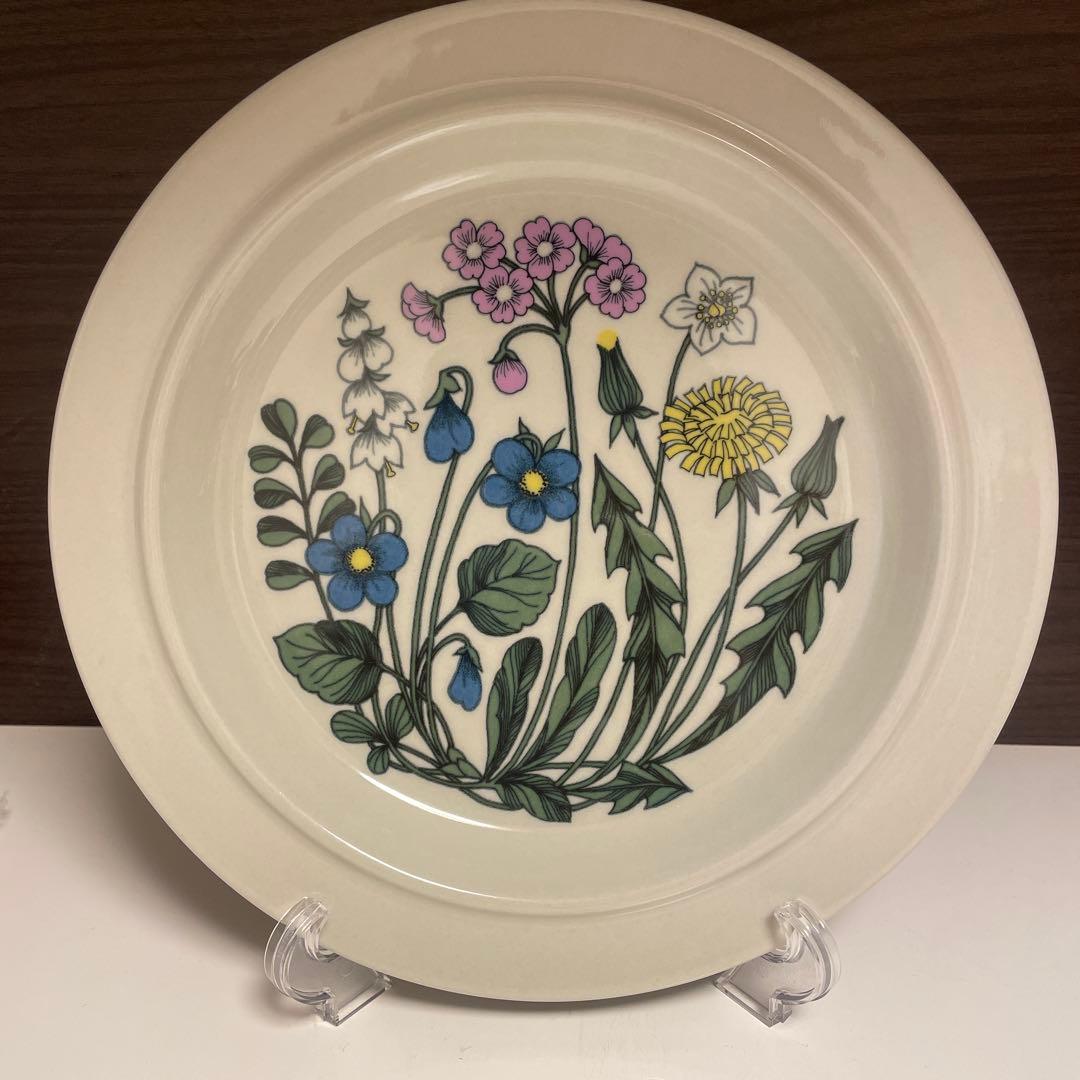 Arabia/ アラビア/ flora フローラ プレート 約26㎝③