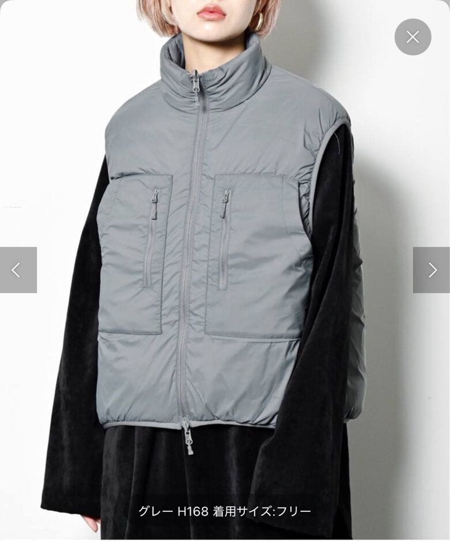 美品DAIWA PIER 39 リバーシブルベストSサイズグレー