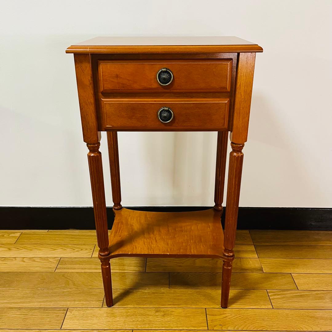 希少　ヨーロピアン　電話台　サイドテーブル　アンティーク家具 店舗什器 飾り台