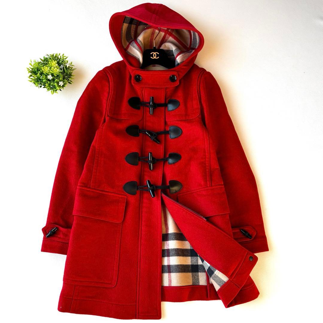 【訳あり】希少サイズ✨BURBERRY BRIT ダッフルコート　レッド