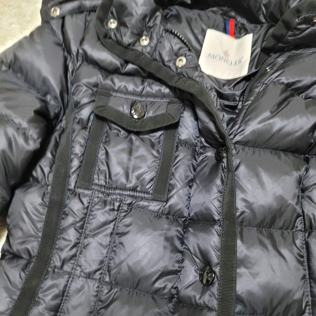 モンクレール エルミンヌ ブラック ダウンジャケット ダウンコート