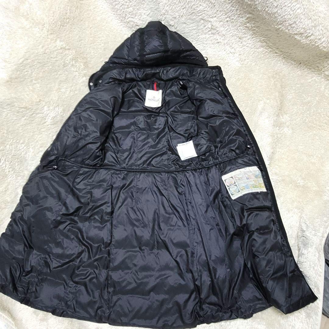 モンクレール エルミンヌ ブラック ダウンジャケット ダウンコート