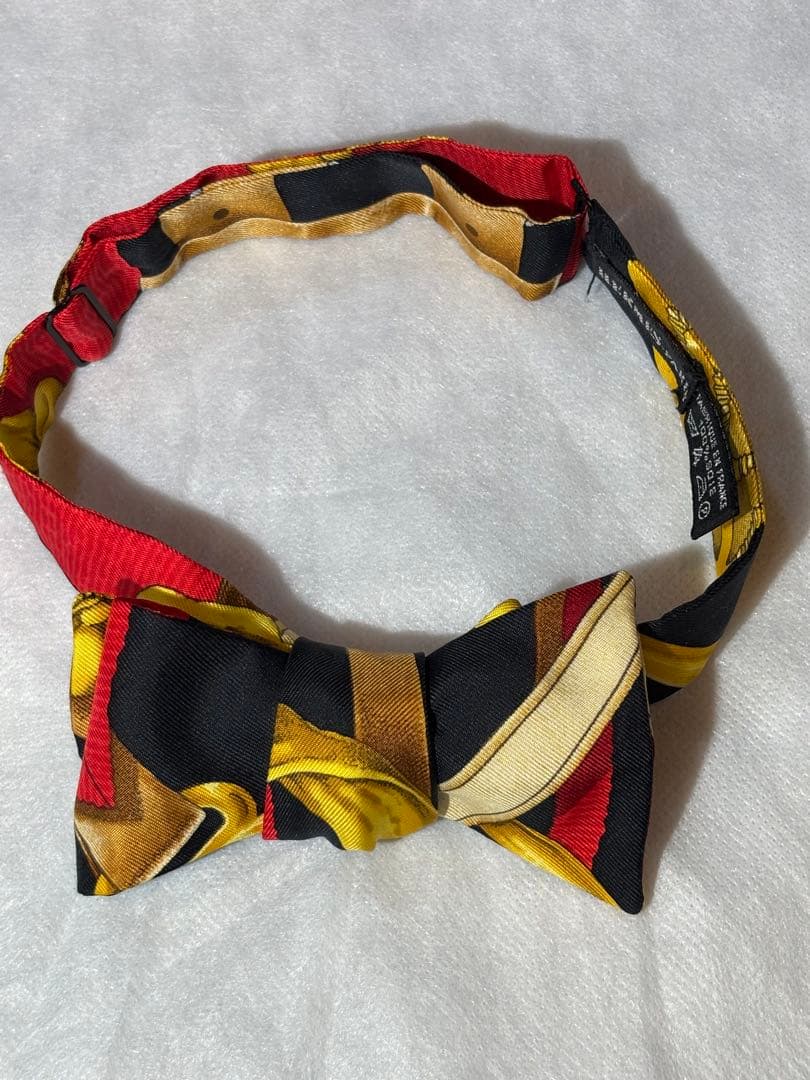 美品❗️HERMES エルメス、ヌーパピヨンシルク蝶ネクタイ