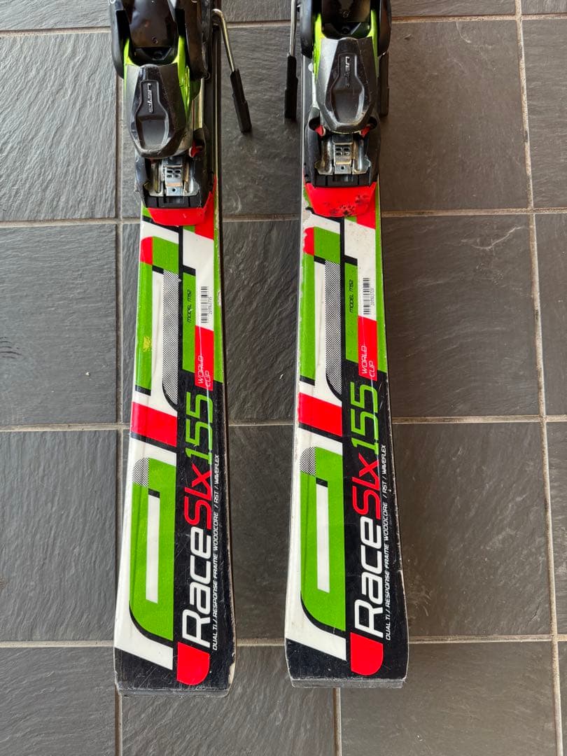 エラン Race SLX 155 スキー 板　バインディング付き