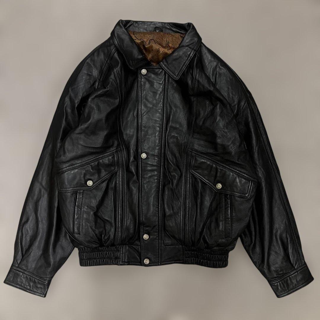 ジャケット・アウター A2 flight jacket Italy leather short