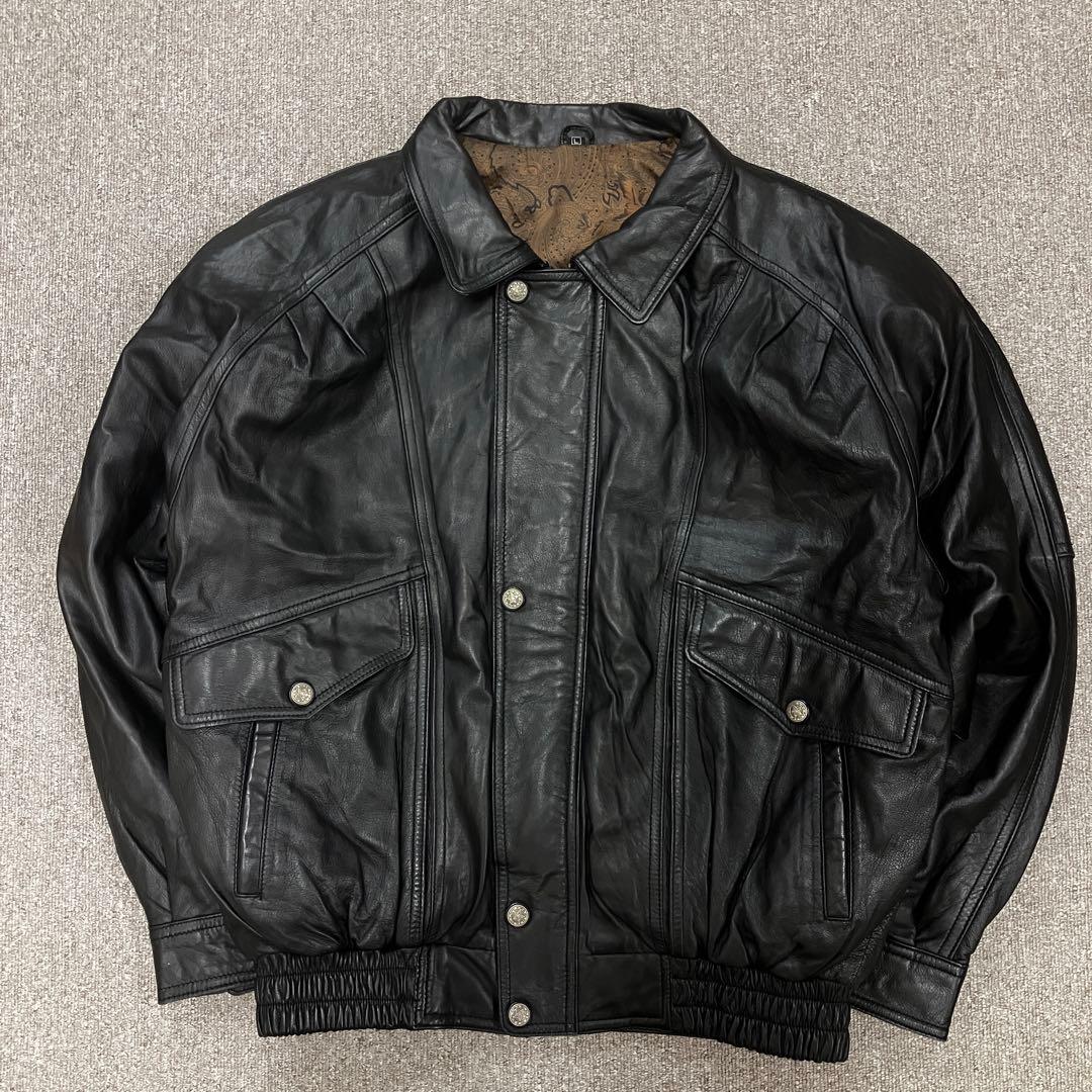 ジャケット・アウター A2 flight jacket Italy leather short