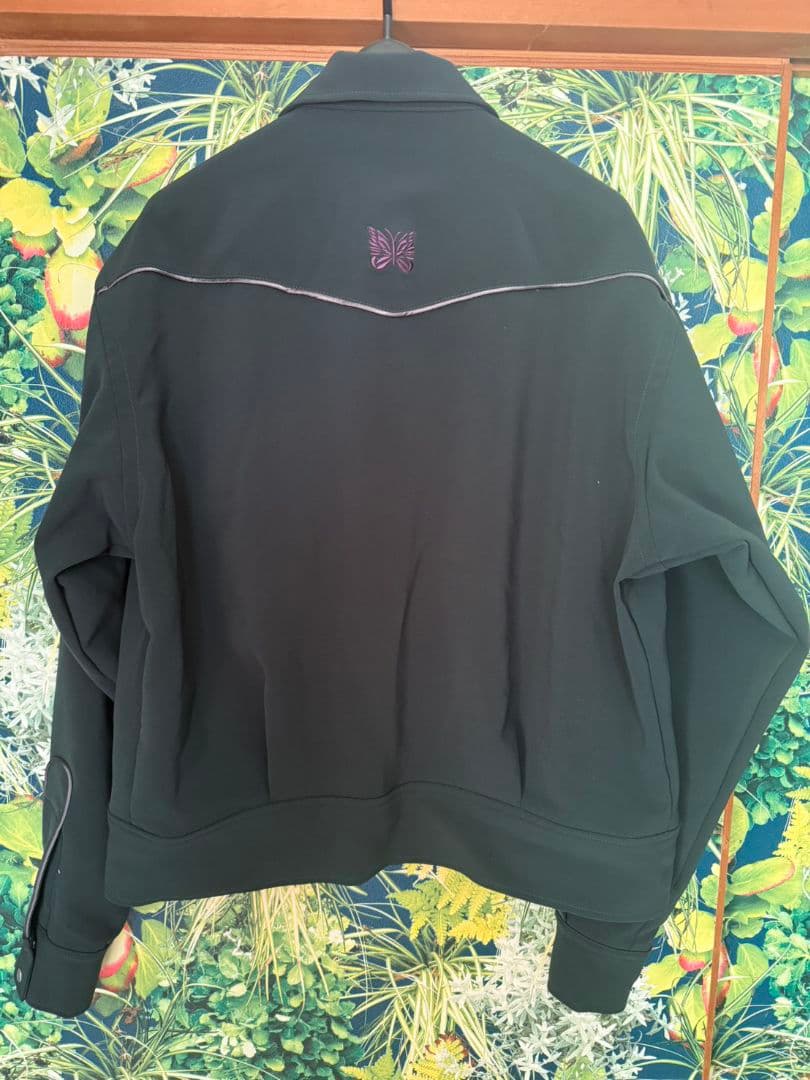 一*虎様 ニードルス　蝶刺繍 ブラックジャケット