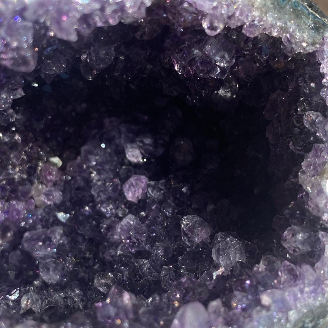 希少!アメジストドーム　台座付き　ウルグアイ産 5A grade