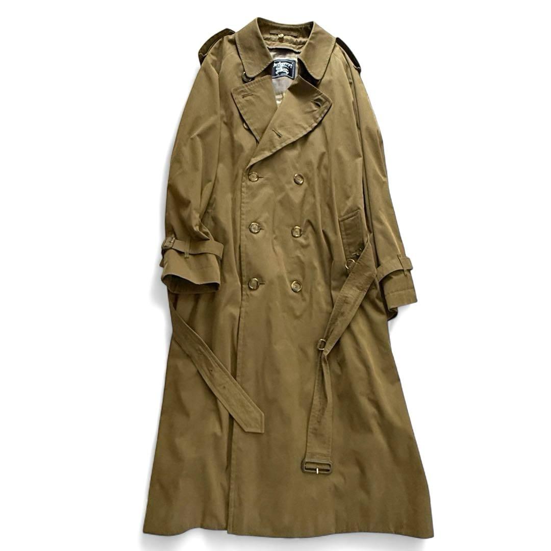 希少 バーバリー 英国製 トレンチコート カーキ ノバチェック ライナー付き