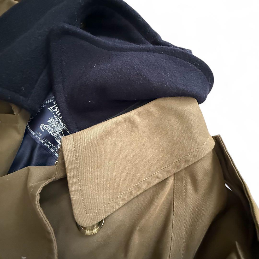 希少 バーバリー 英国製 トレンチコート カーキ ノバチェック ライナー付き