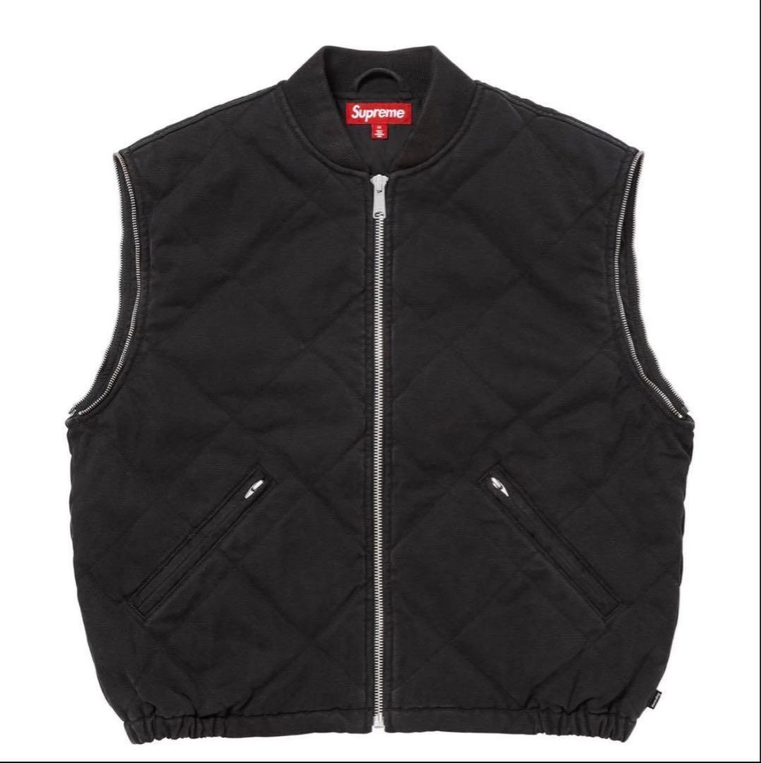 ジャケット・アウター supreme Zip-Off Quilted Bomber Jacket