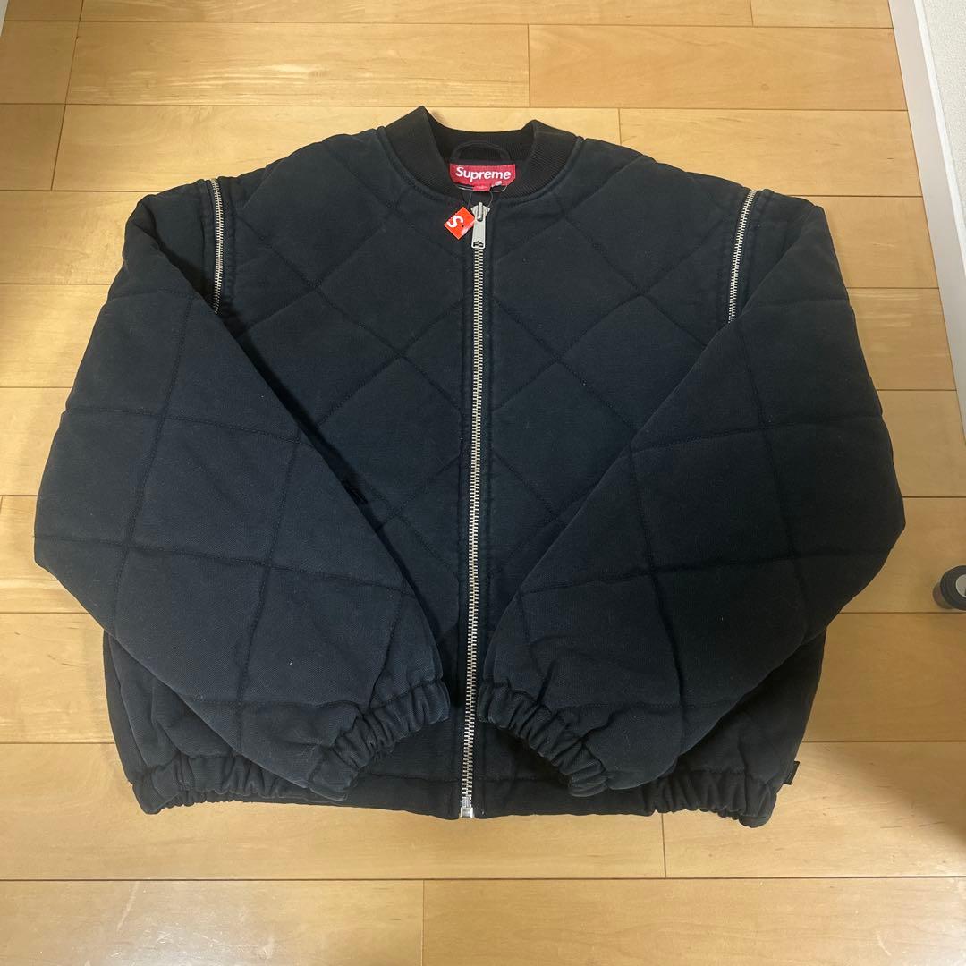 ジャケット・アウター supreme Zip-Off Quilted Bomber Jacket