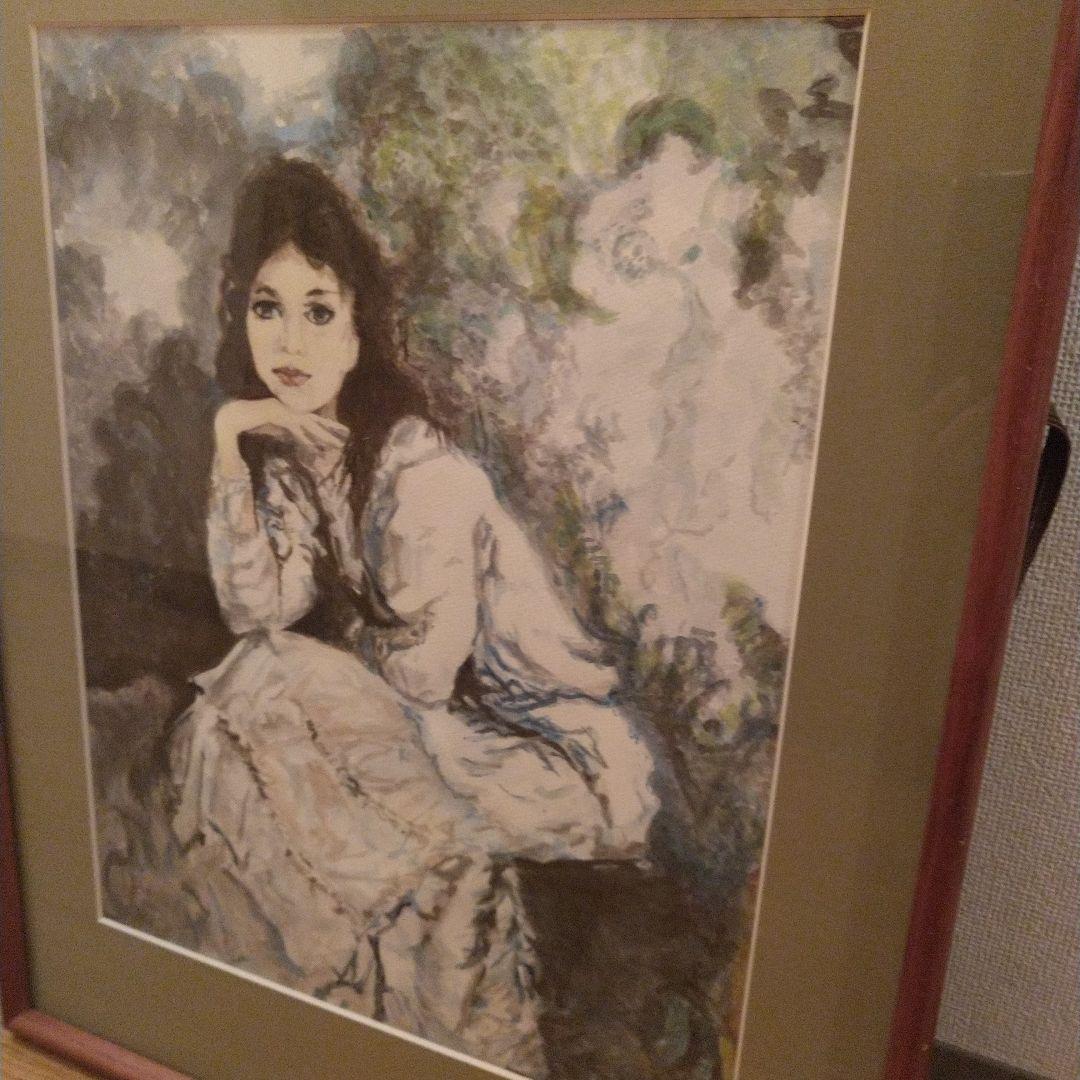 絵画　女性　女の人