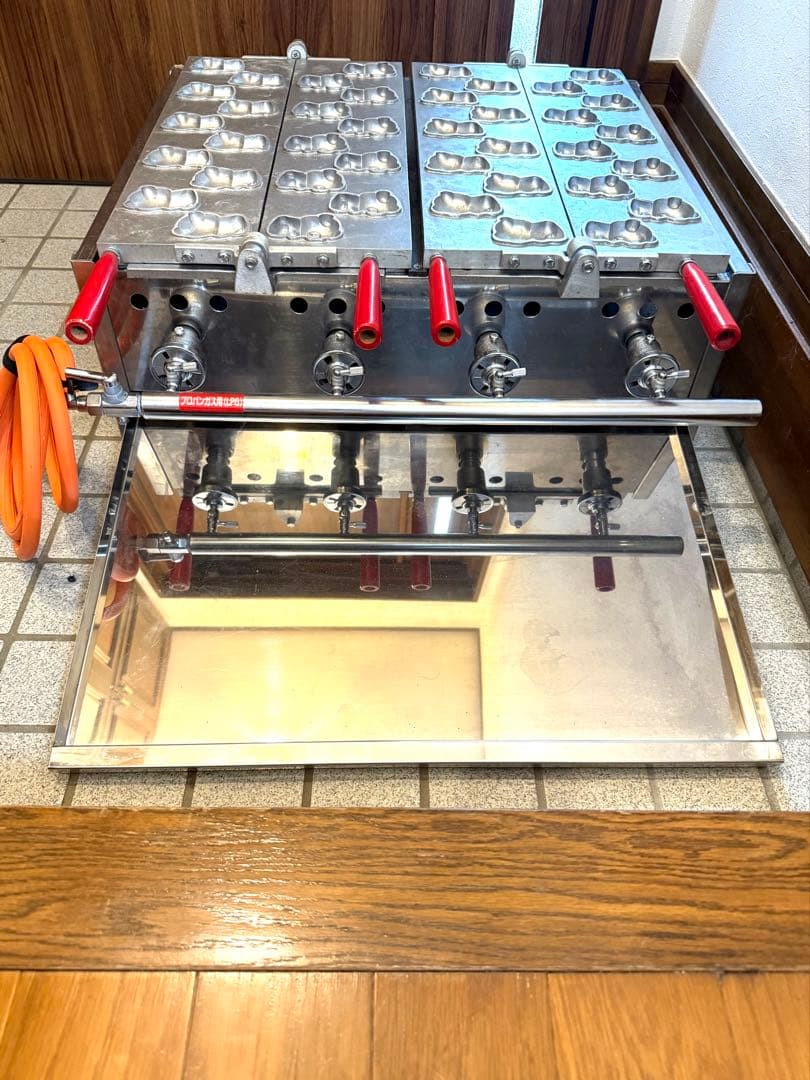 【美品】蜜元研究所 パンダ焼き ベベパンダ 業務用　(たい焼き燃板変更可能)