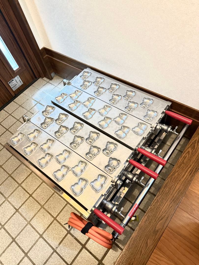 【美品】蜜元研究所 パンダ焼き ベベパンダ 業務用　(たい焼き燃板変更可能)