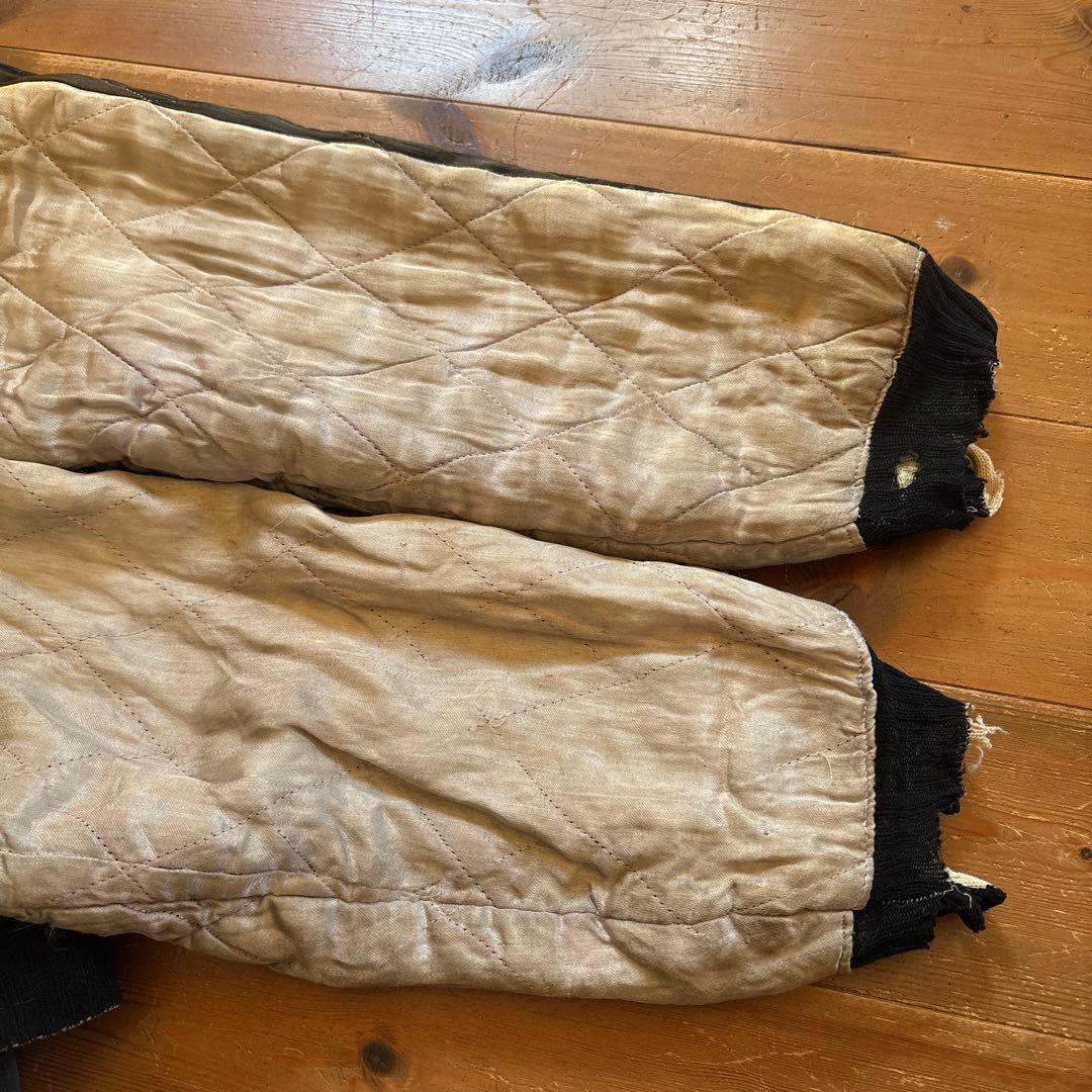 【50sビンテージ】スカジャン 中綿 サテン cherry フェード スーベニア