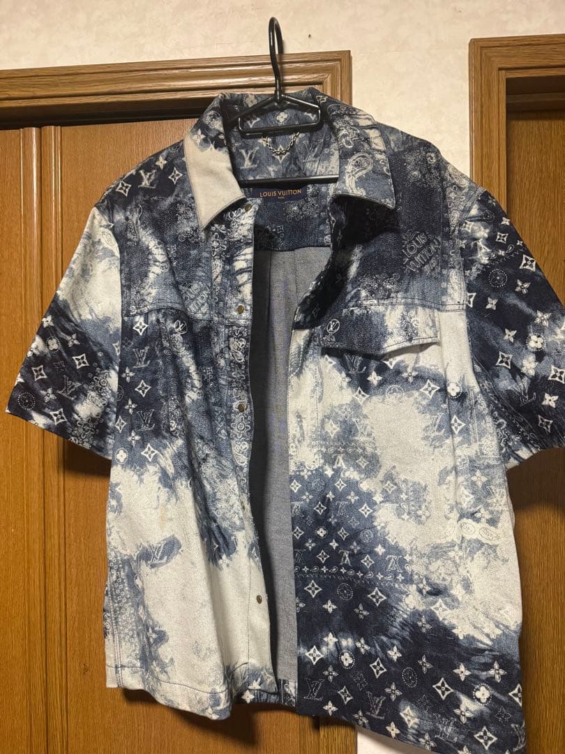 LOUIS VUITTON タイダイ風半袖シャツ