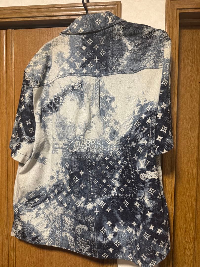 LOUIS VUITTON タイダイ風半袖シャツ