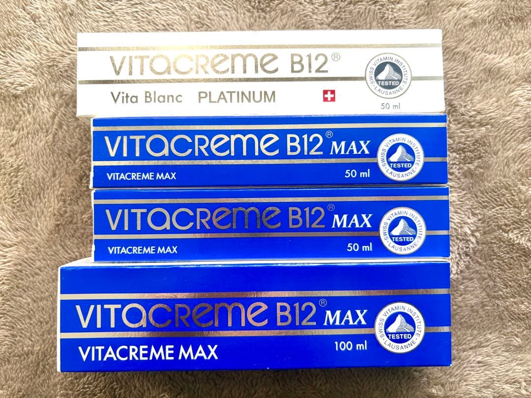 vitacreme B12ビタクリームMAX ビタブランプラチナム 4本セット