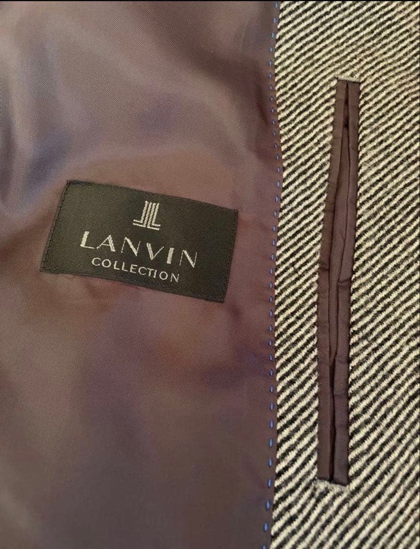 ランバンコレクション フード スタンドカラー 2way コート ウールコート