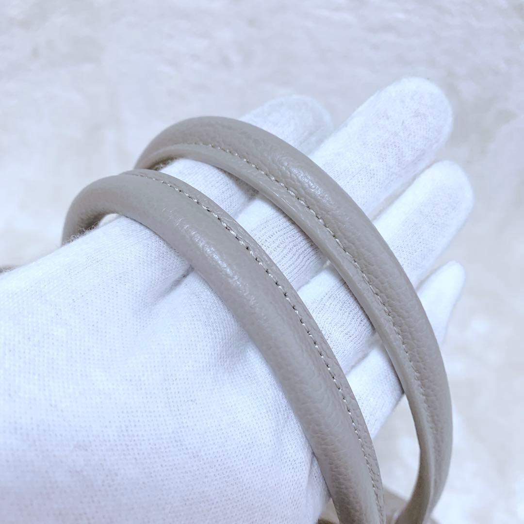 【メルチ】極美品 ゲラルディーニ ソフティ レザーハンドル トートバッグ