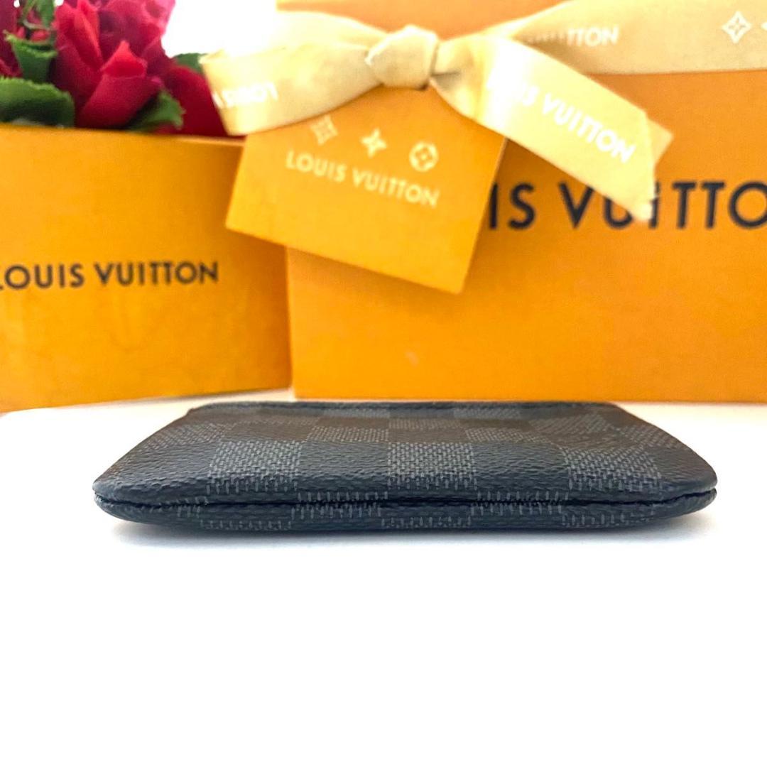 ルイ ヴィトン◎ポシェット クレ ダミエ グラフィット ケース 小銭入れ