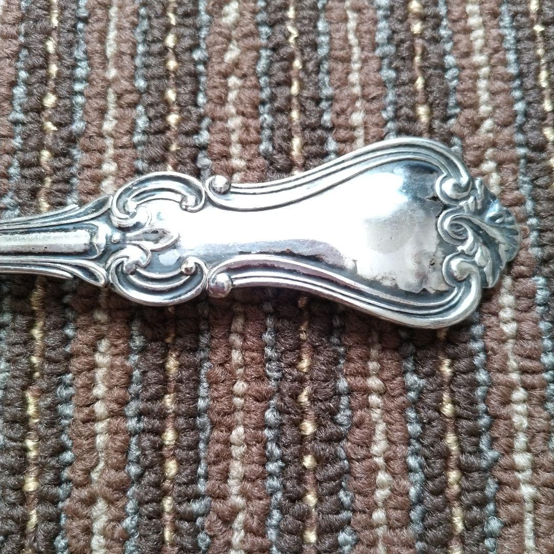 【アンティーク】1884年？スウェーデンDUFVA社　洋白／洋銀　スプーン