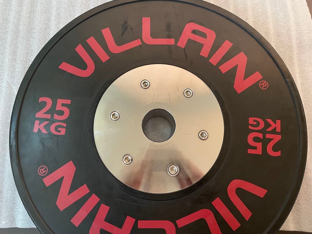 VILLAIN トレーニングバンパープレート25kg ①