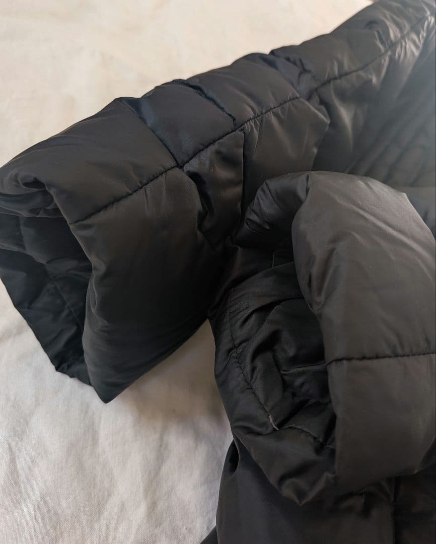 綺麗❀近年モデル　タトラス フード付き　ロング丈ダウンコート ブラック　02