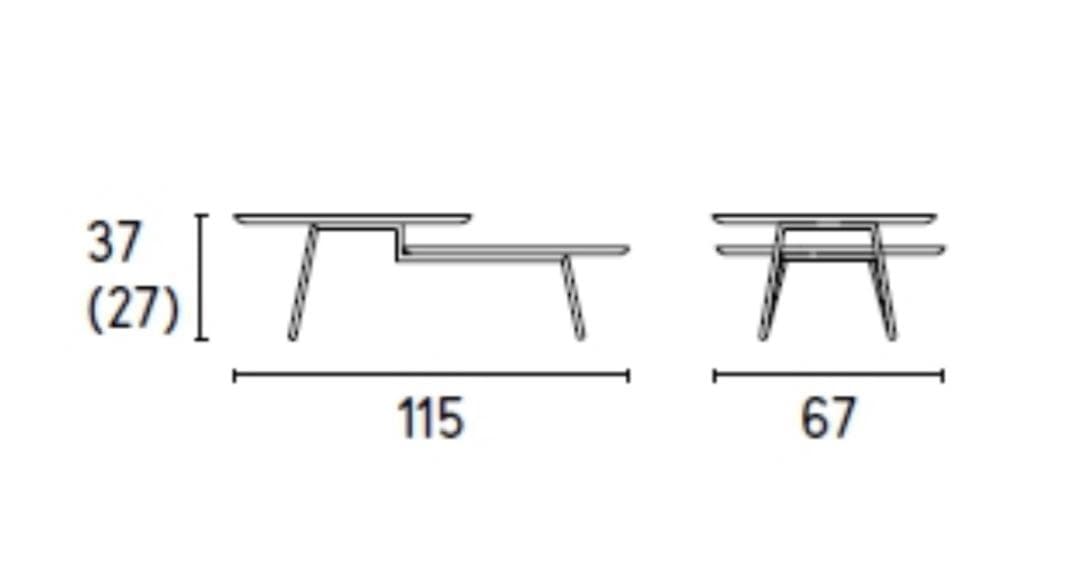 絶版 希少 カリガリス TWEET ローテーブル CS/5085-A