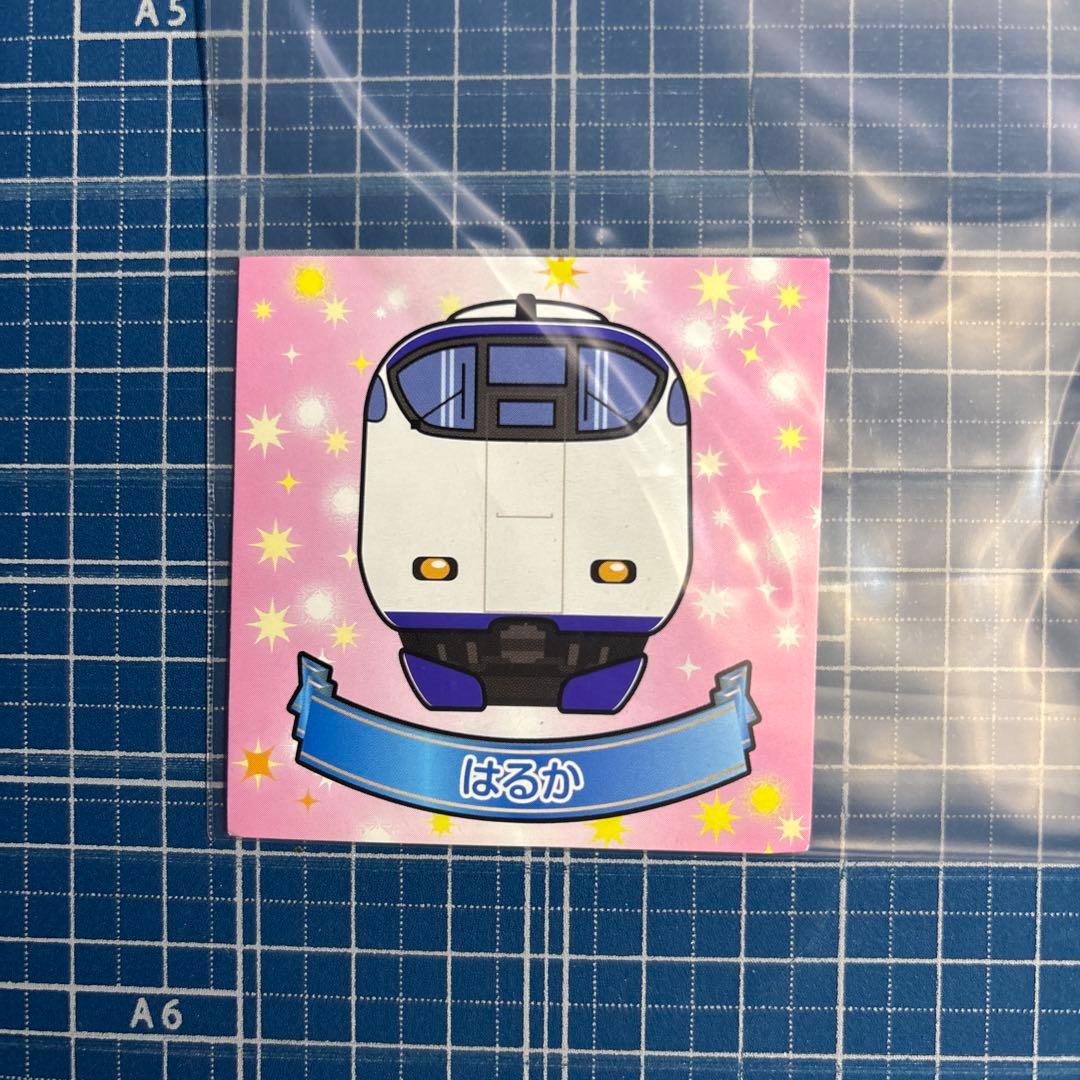④鉄シール　JR西日本　でんしゃシール　 はるか　No.026
