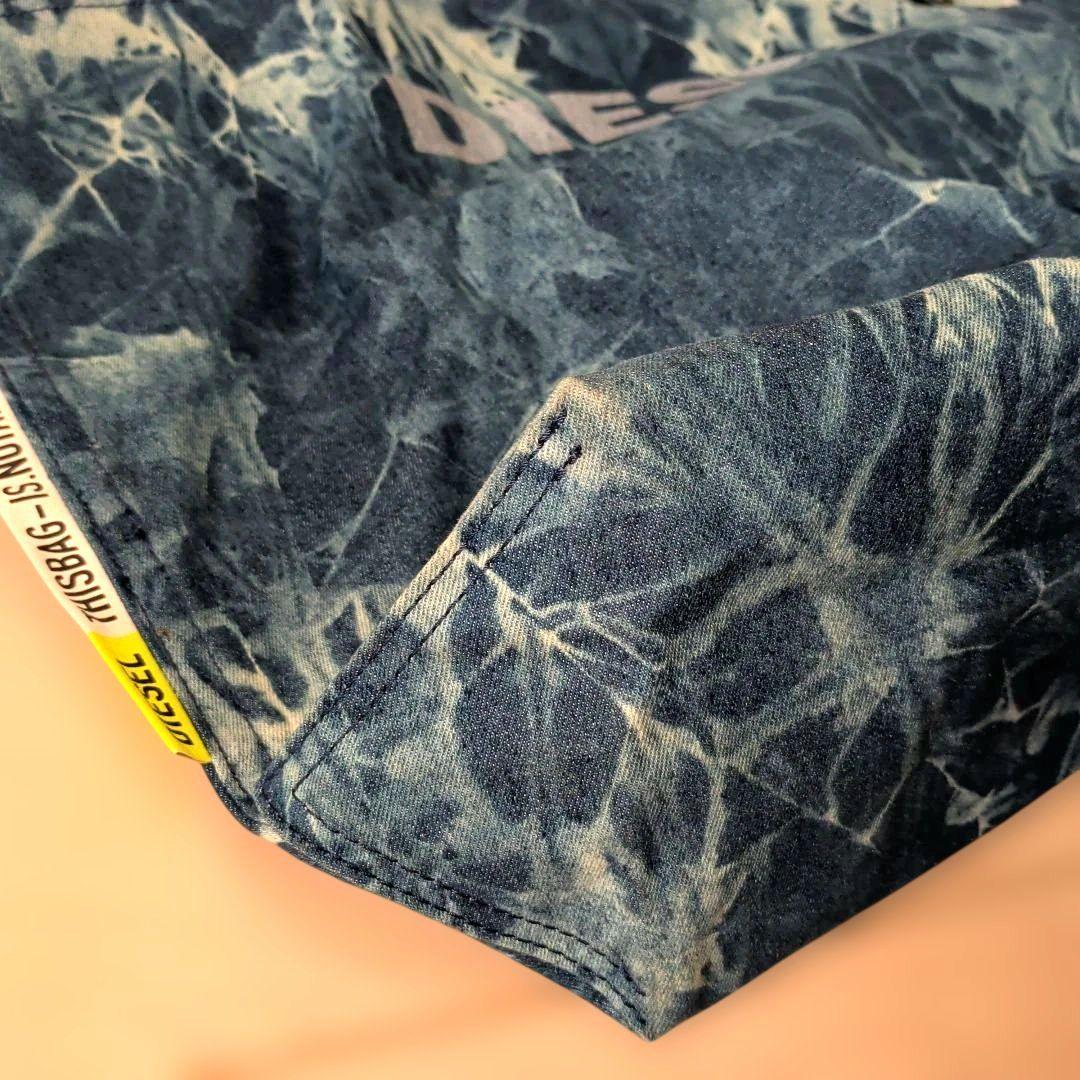 極美品 DIESEL デニム 迷彩 トートバッグ 大容量