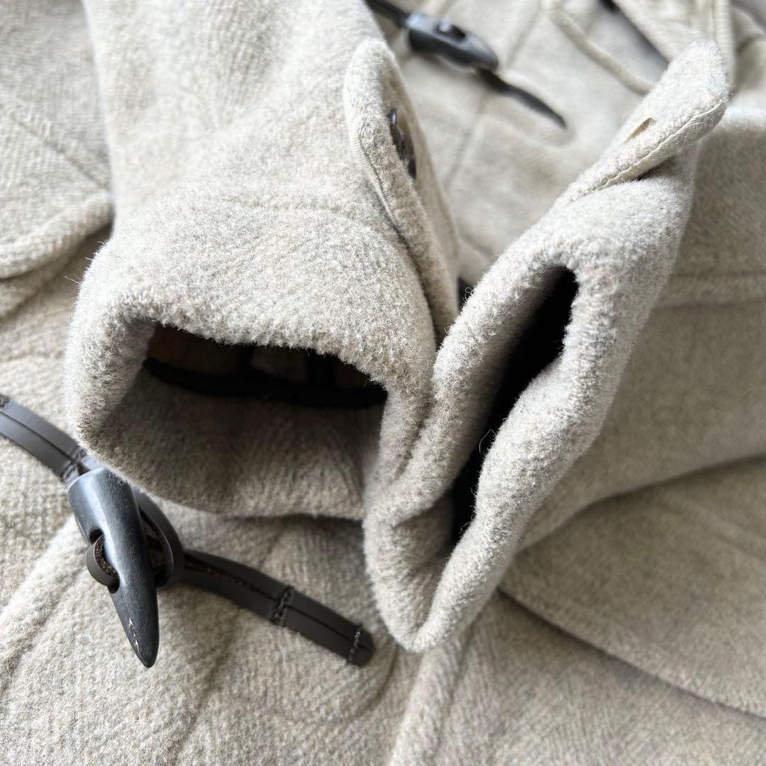 ロンドントラディション ビームス ヘリンボーンダッフルコート 36 グレージュ