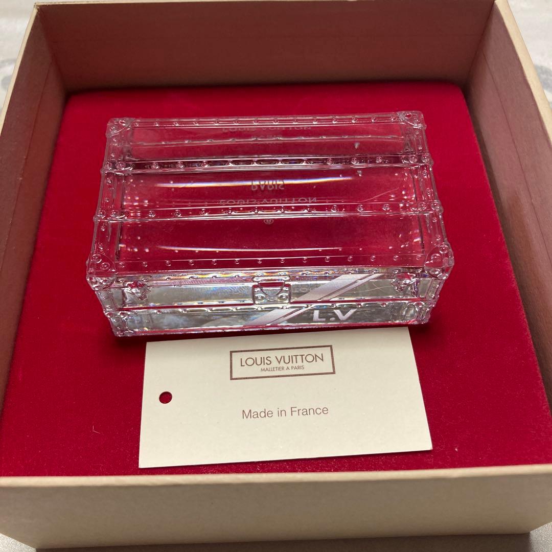 LOUIS VUITTON トランク モチーフ クリスタル ペーパーウェイト