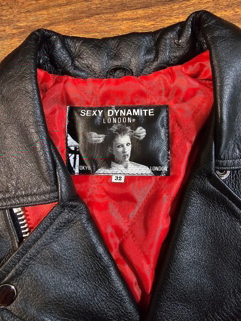 セクダイ セクシーダイナマイトロンドン ライダースジャケット 牛革本革ジャケット