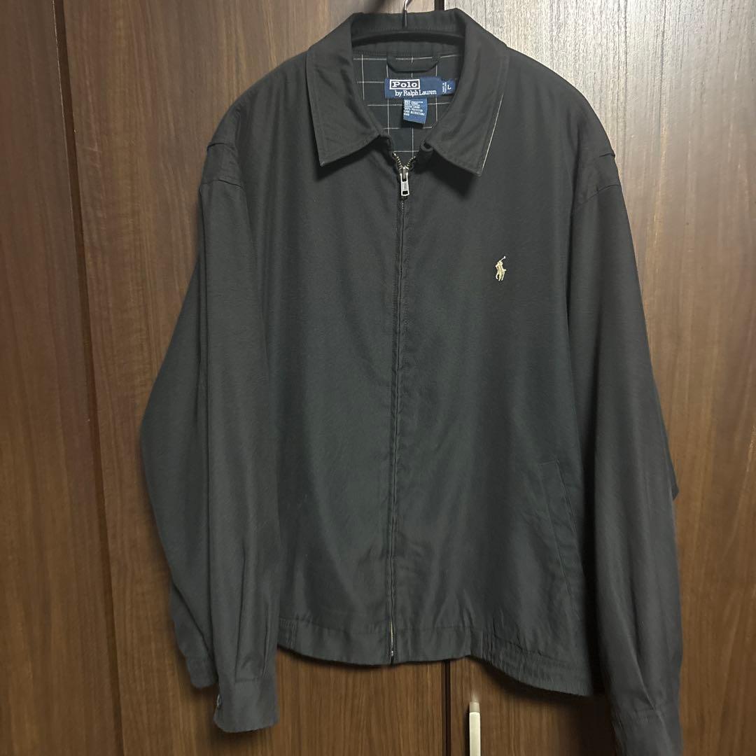 polo Ralphlauren スイングトップ　ブラック L