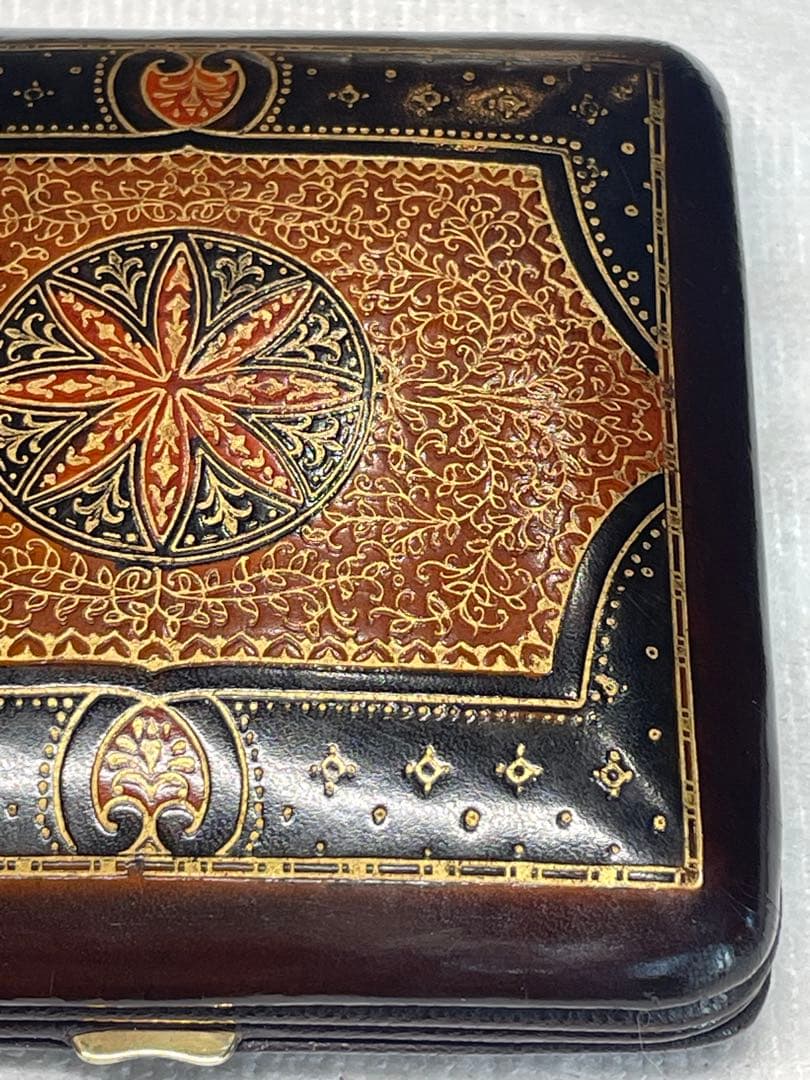 ドイツ　KIENZLE 本革仕様の真鍮ガラス目覚し時計　時計/目覚し　正確稼働