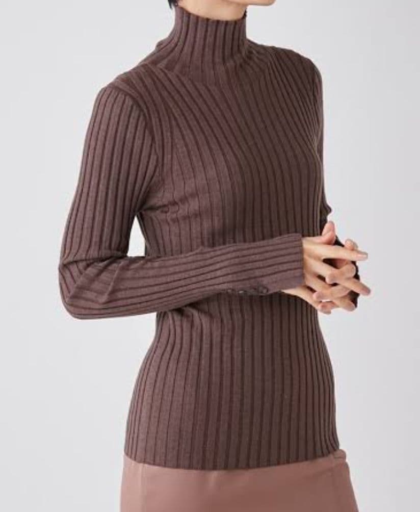 新品 FRAY I.D ウールシルクリブタートル