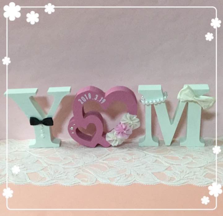 あんみ様確認用☆イニシャルオブジェ