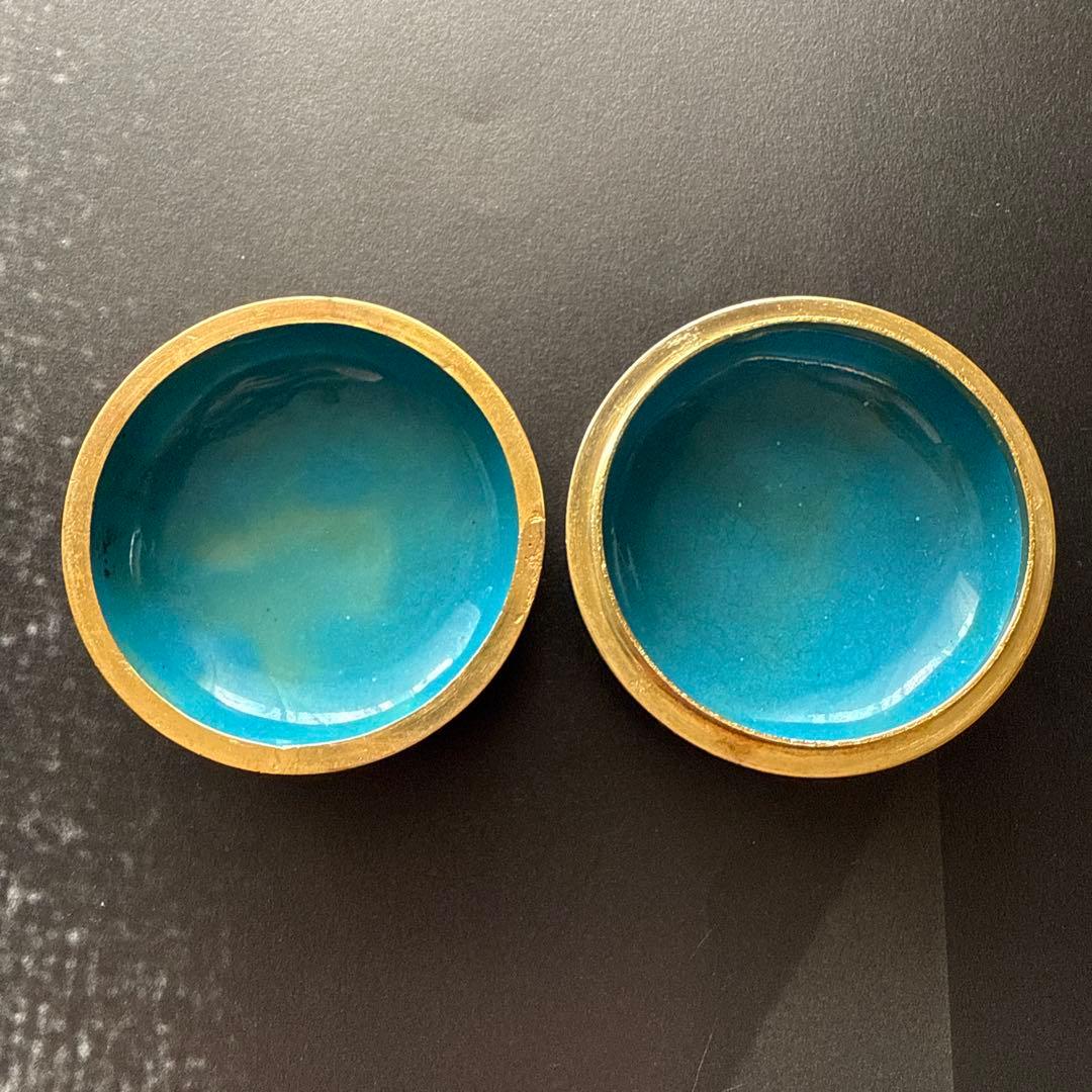 七宝焼き 中国漆器 小物入れ 伝統工芸 工芸品