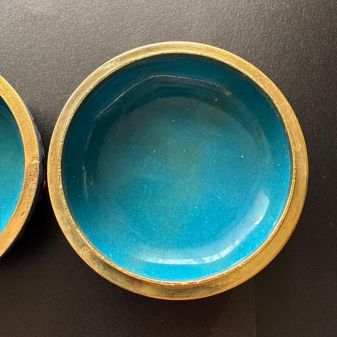 七宝焼き 中国漆器 小物入れ 伝統工芸 工芸品