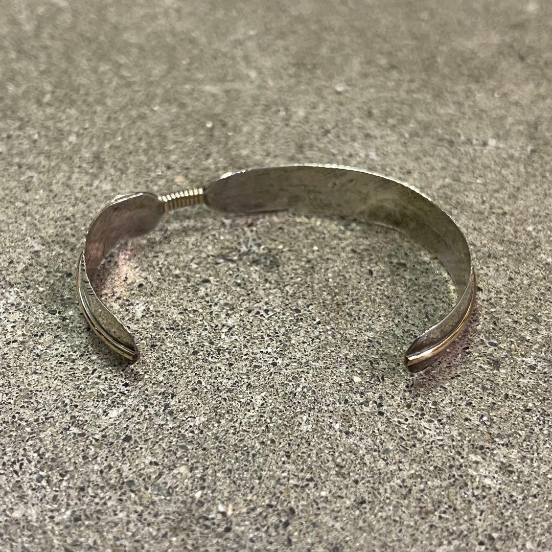 Navajo Chris Charley ナバホ族 フェザーバングル