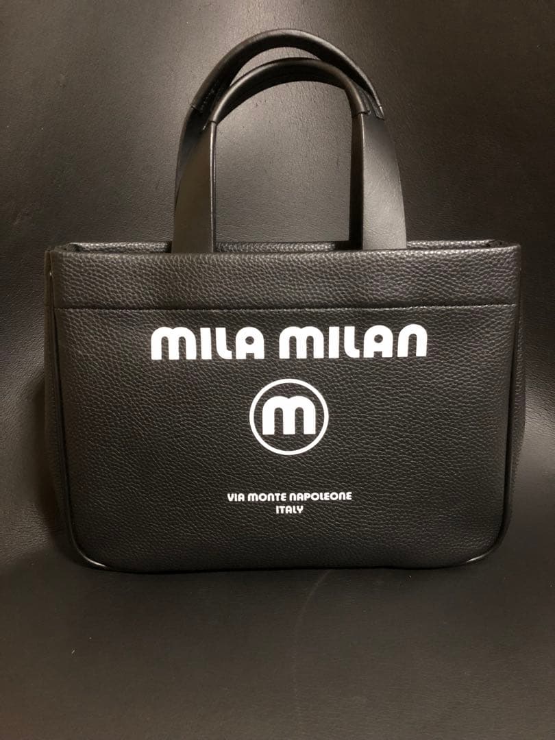 MILA MILAN ブラック トートバッグ