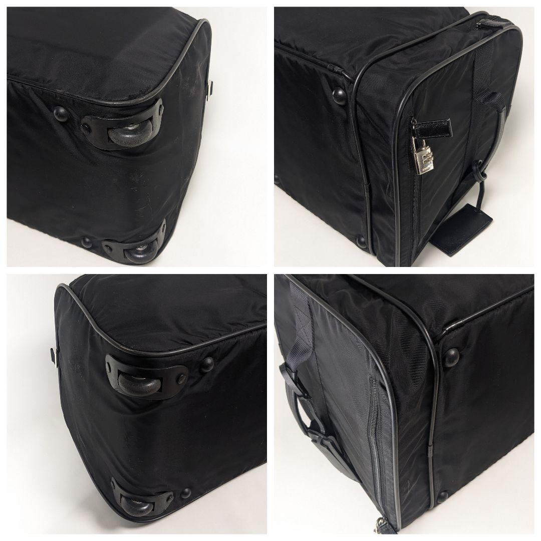プラダ　ボストンバッグ　キャリーケース　2way ナイロン　三角ロゴ 大容量