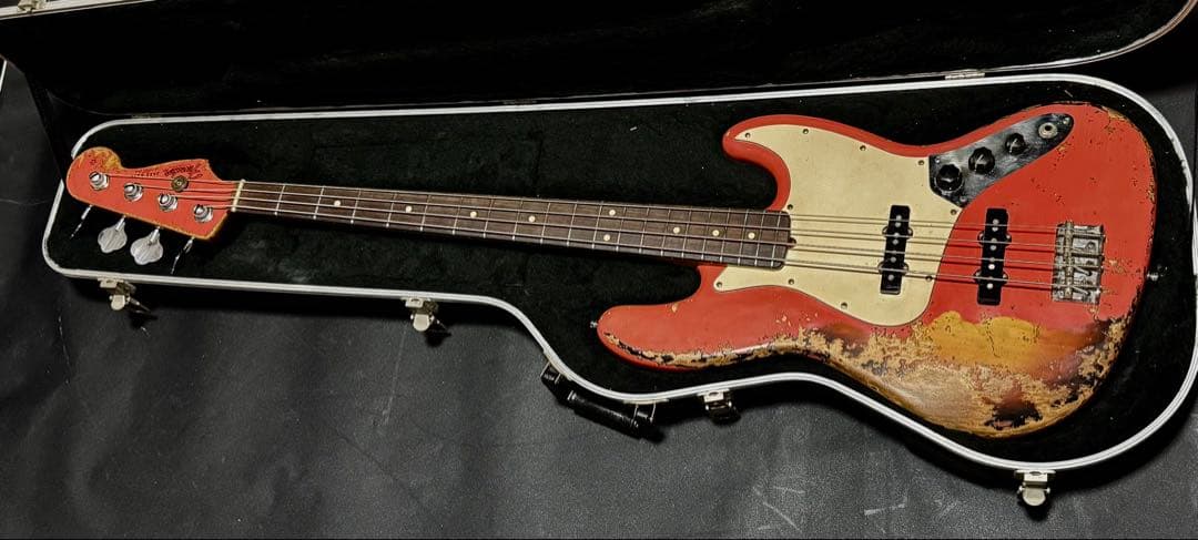 ベース Fender USA American Jazz Bass nitro
