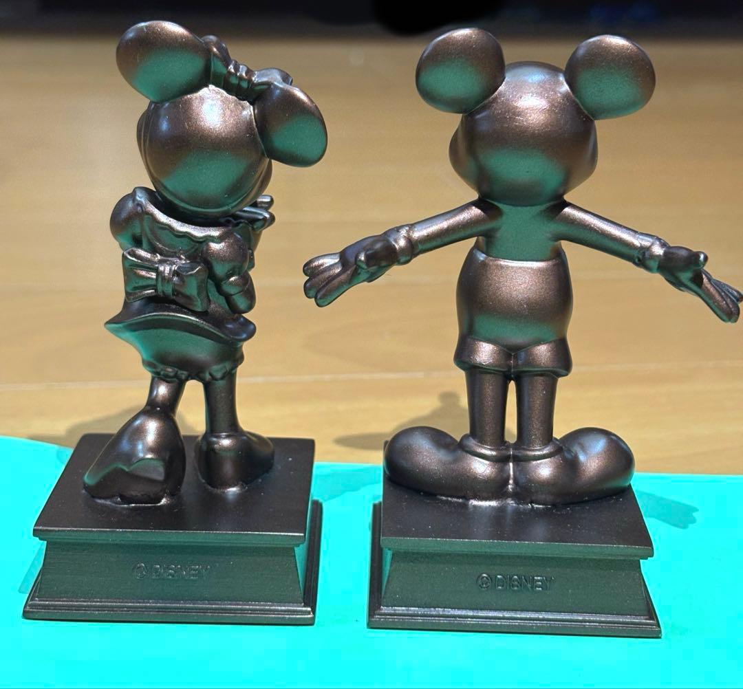 ディズニー ミッキー＆ミニー ブロンズ像